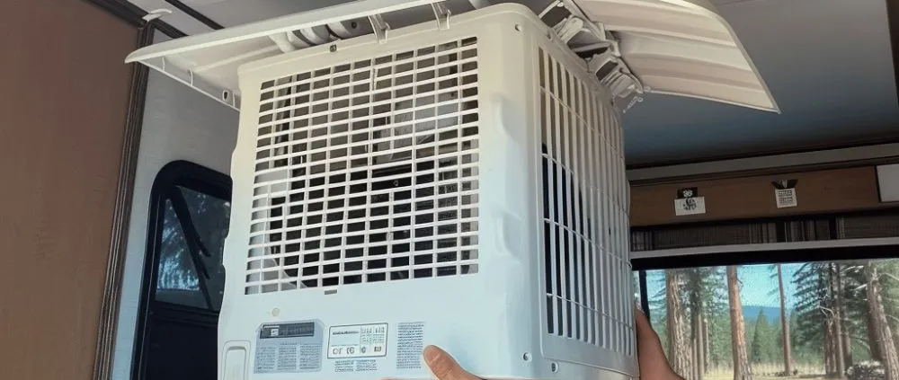 How many watts does an RV air conditioner use?
