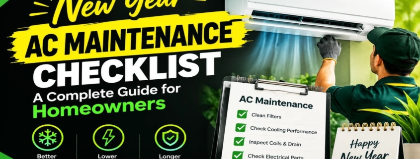 New Year AC Maintenance Checklist A Complete Guide for Homeowners